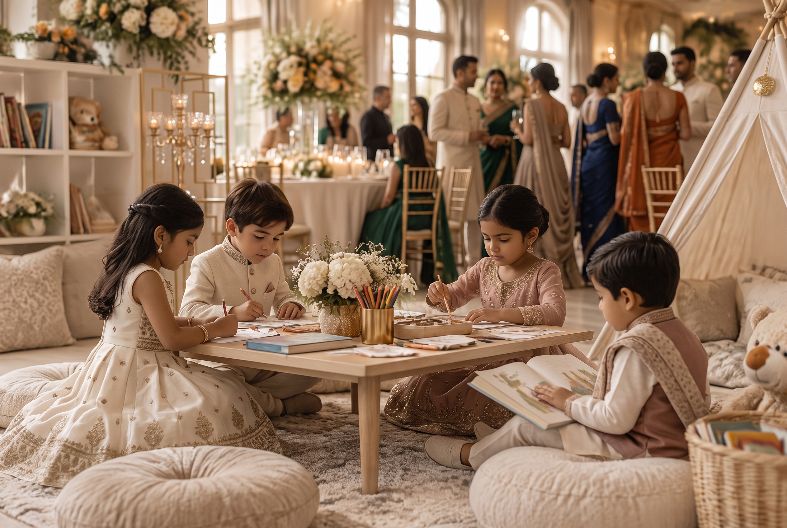 Weddings child care by The Petite Presence